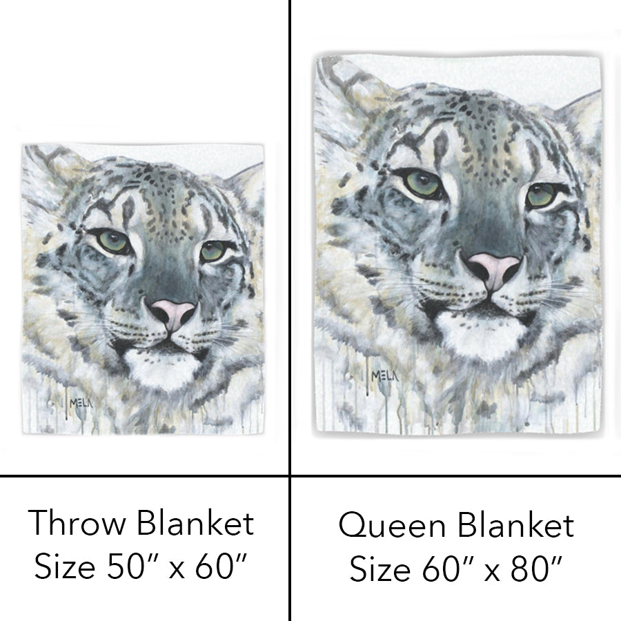 Snow Leopard Blanket