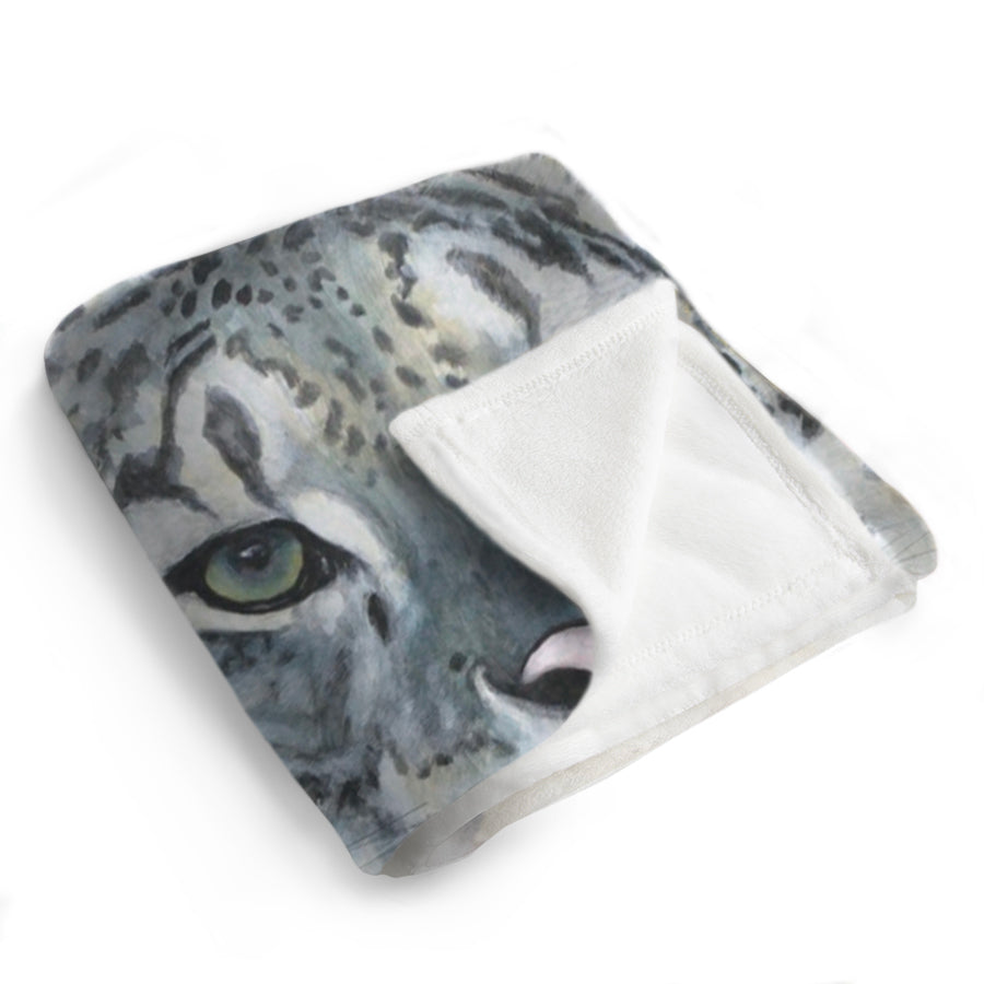 Snow Leopard Blanket