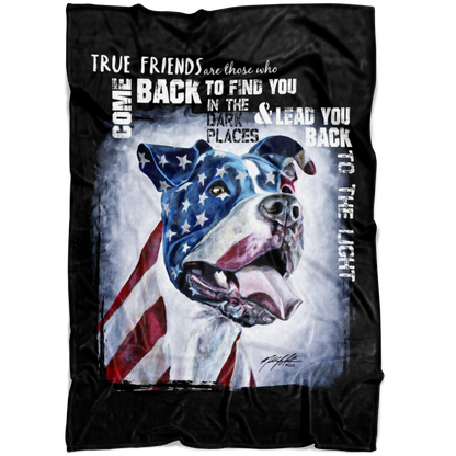 'Guardian Angel' Marine Remembered Blanket